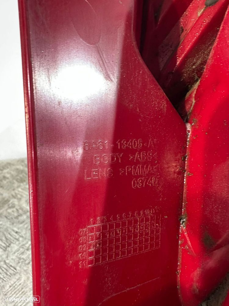 .Conjunto Farolins Farolim Traseiro Trás Esquerdo Direito Originais Ford Fiesta Mk6 VI 6 2008 - 2012 - 14