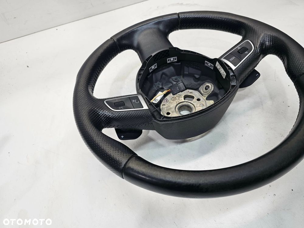 KIEROWNICA SKÓRA MULTIFUNKCJA AUDI A6 C6 A8 D3 LIFT 4E0419091DB - 8