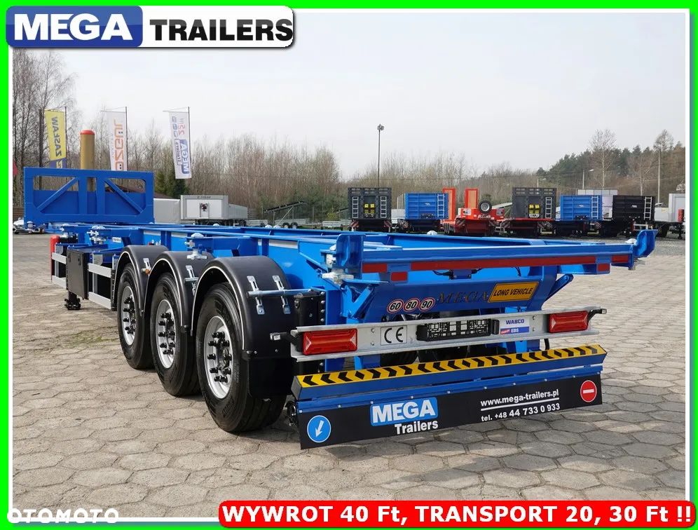 Inny 40 Ft/KIPPER podwozie do kontenerów 2 x 20, 1 x 40, Z WYWROTEM !!! - 8