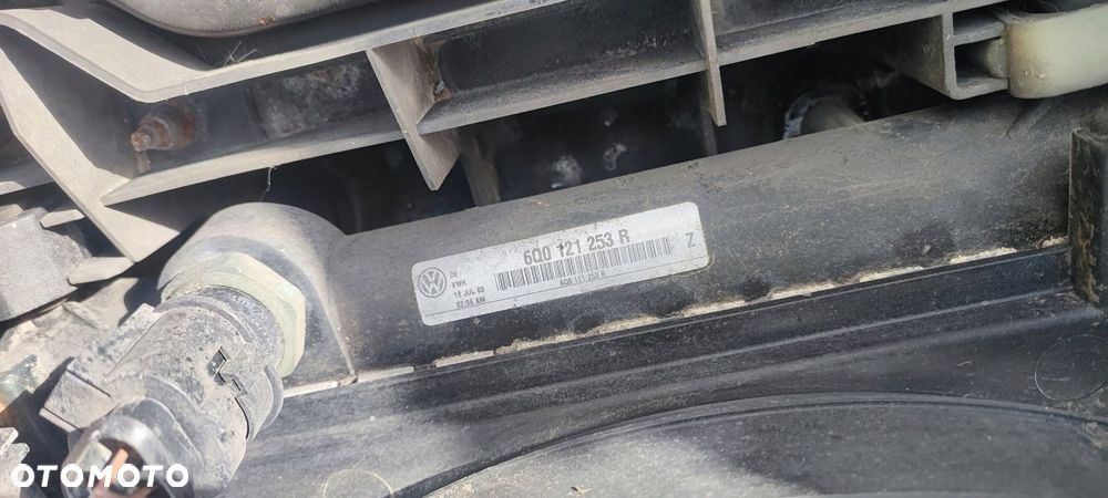 VW POLO 9N PAS PRZÓD PRZEDNI WZMOCNIENIE KLIMA KOMPLETNY 1.9 TDI - 7