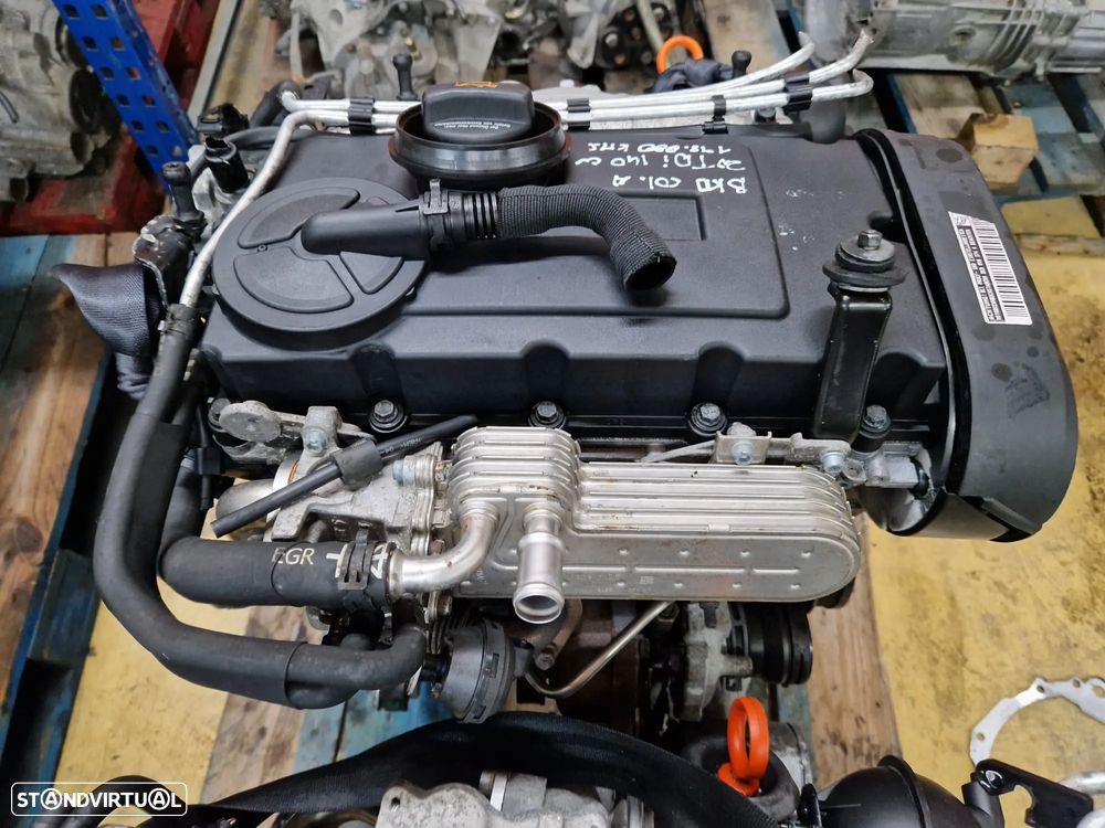 Motor usado BKD VW GOLF V 5 2.0 TDI 140CV COLAÇA A AUDI A3 LEON VOLKSWAGEN OCTAVIA - 2