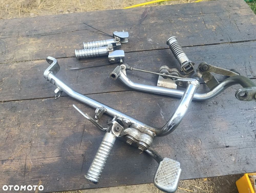Komplet setów Yamaha Virago 535 podnóżki stopki gmole gmol dźwignia - 8