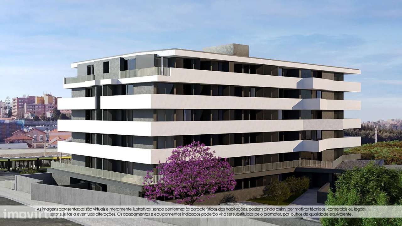 Apartamento T2 novo em Gaia - Candal com varanda e garagem - Grande imagem: 3/9