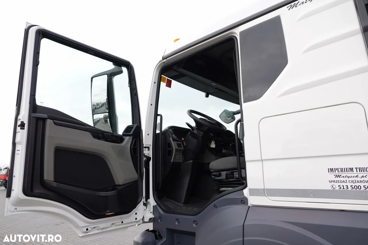 MAN TGS 35.430 / 8X4 / BASCULANĂ SPATE / HYDROCLAP / PNEURI 100% / 2022 / 109.000 PLN KM - 25