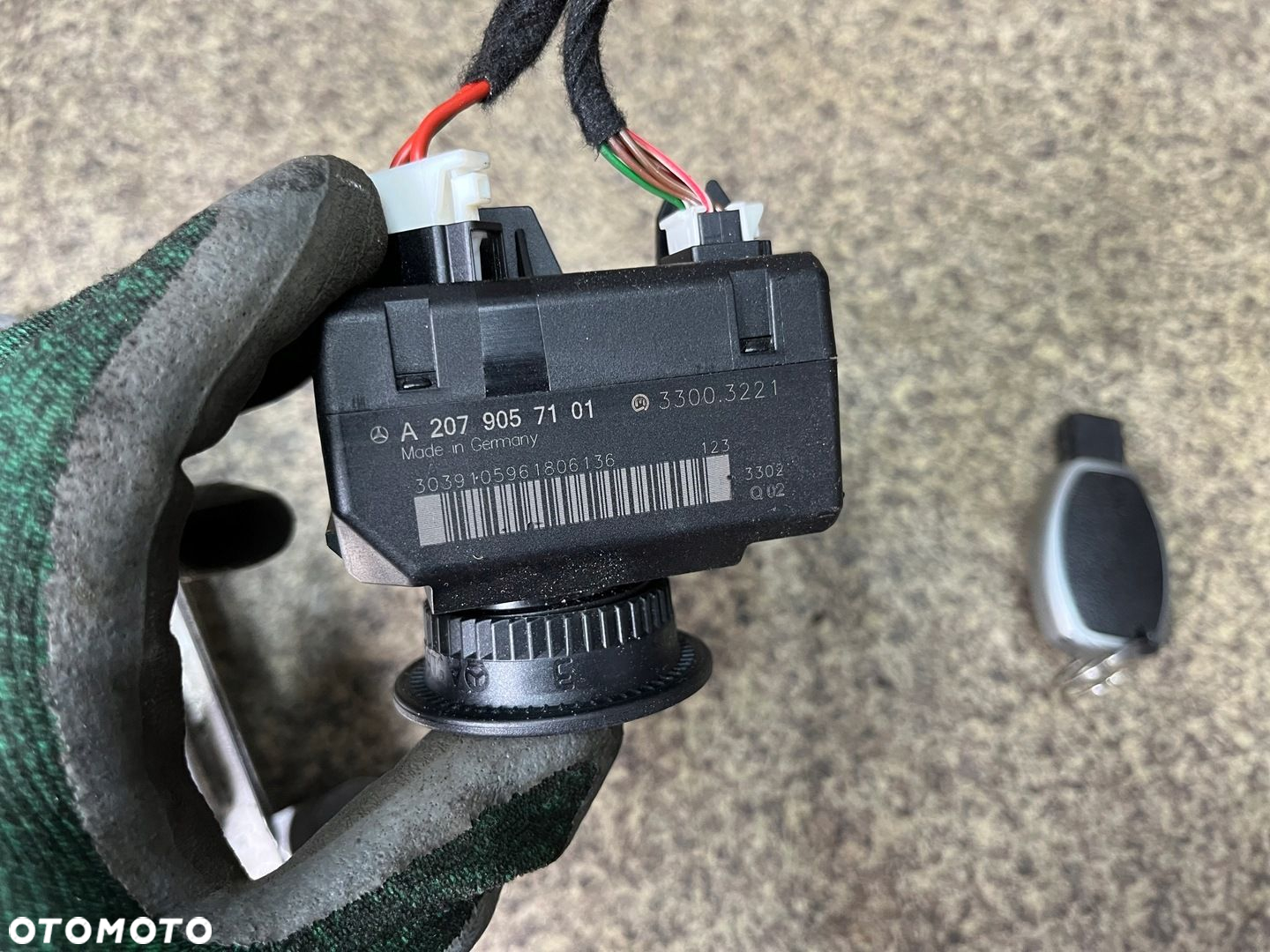Sterownik silnika stacyjka zestaw startowy Mercedes W204 2.2 CDI 651 ORG - 5