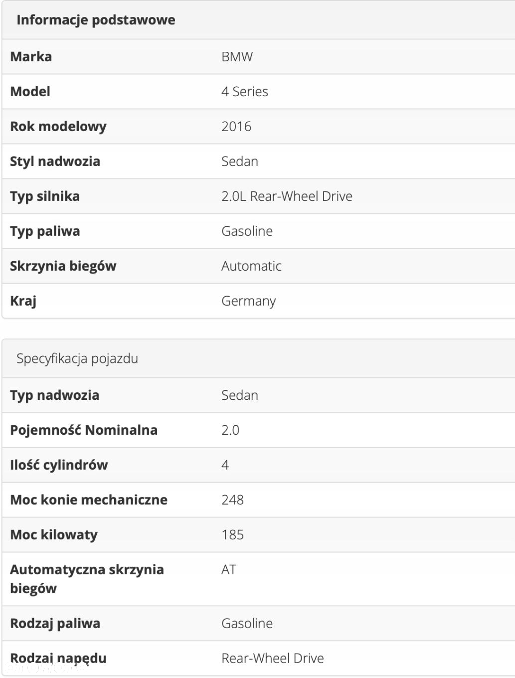 U5 BMW 4 F32 F33 F36 2.0 B48 NAGRZEWNICA KOMPLETNA 68404519325141 - 6