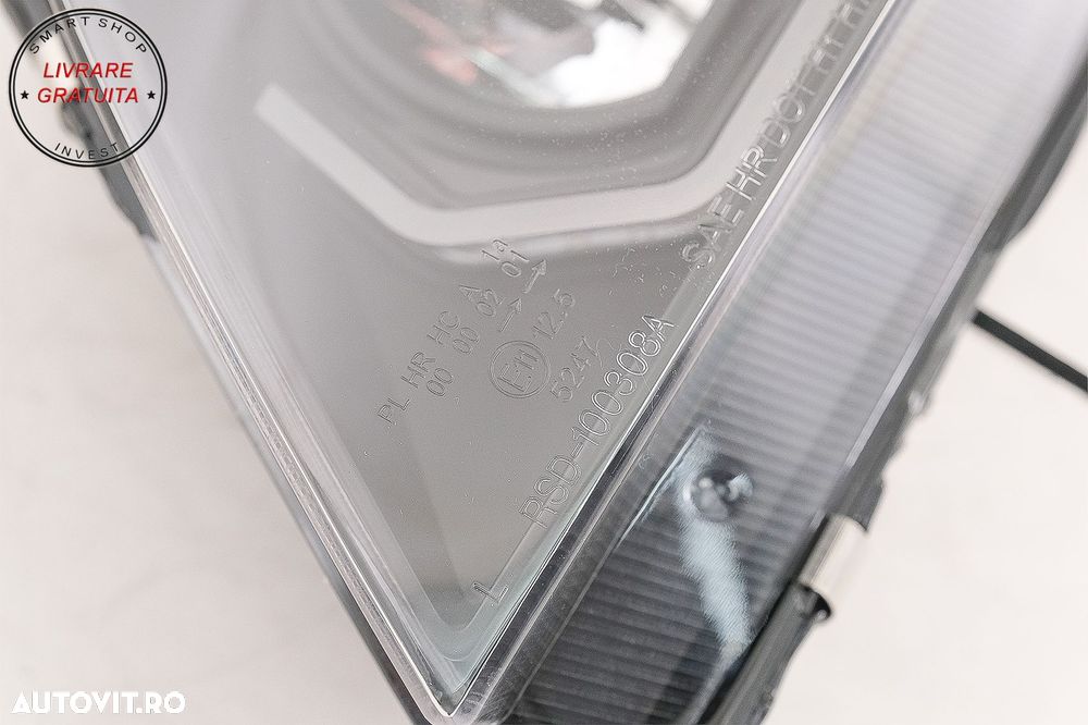 Faruri 3D LED Angel Eyes BMW Seria 3 Limousine E90 Touring E91 (03.2005-08.2008) L- livrare gratuita - 23