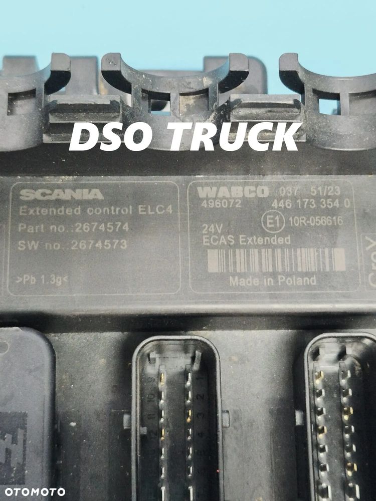 Sterownik moduł poduszek ECU ELC4 SCANIA 2674574 2674573 WABCO 4461733540 - 2