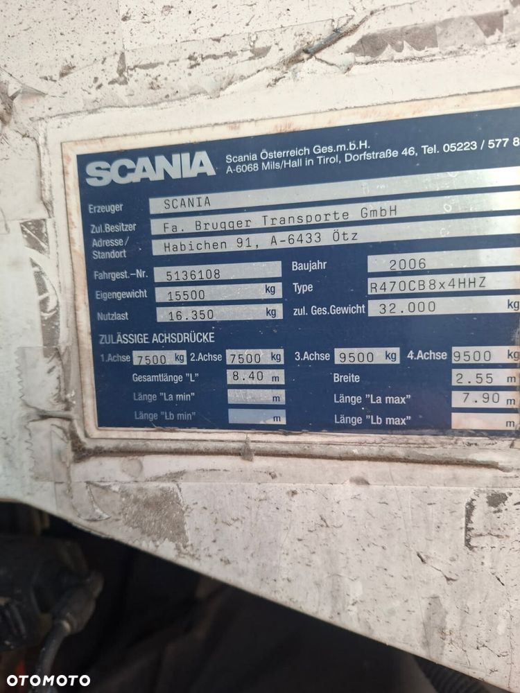 Scania R 470 8x4 wywrotka, hydroburta, Silnik po kapitalnym remoncie ASO - 5