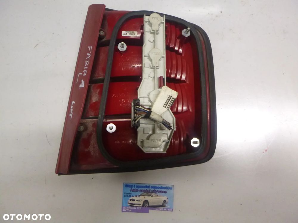 LAMPA LEWY TYŁ KOMBI SKODA FABIA I LIFT 2007r  6Y9945111B - 2