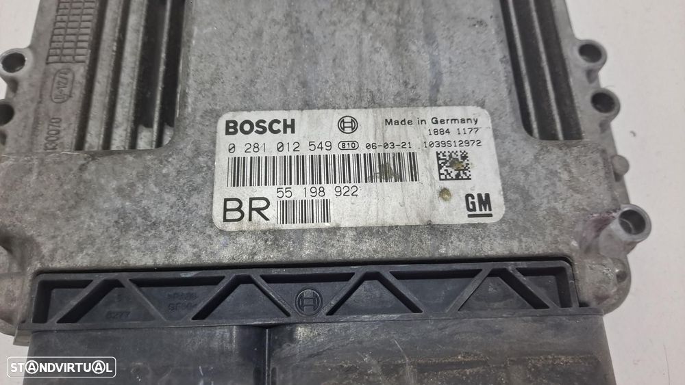 CENTRALINA MOTOR UCE OPEL ZAFIRA B 2006 -0281012549 - 2