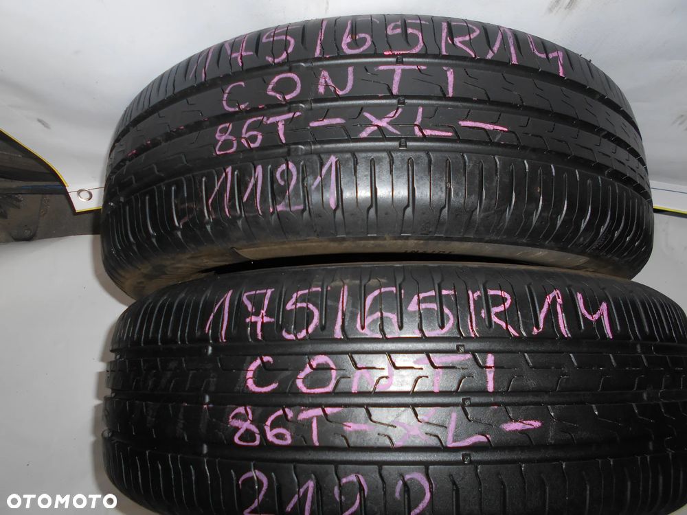 OPONY 175/65R14 CONTINENTAL ECO CONTACT 6 XL DOT 2122  / 1121 7.4MM - 1
