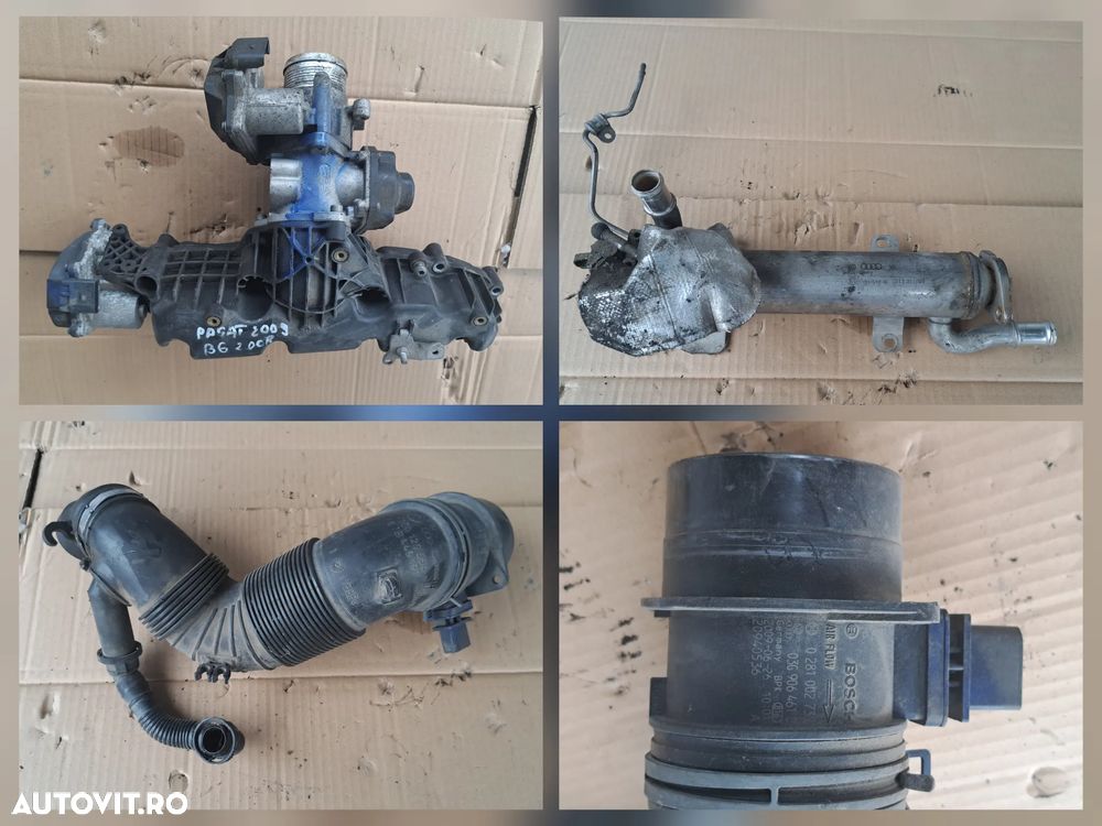 Galerie admisie cu clapete Clapeta acceleratie Supapa EGR Racitor gaze EGR Furtun Admisie Debitmetru Originale VW Passat B6 Scirocco Tiguan Jetta Golf EOS Skoda Octavia Superb Yeti Seat Exeo Leon Audi A3 A4 A5 A6 - 1