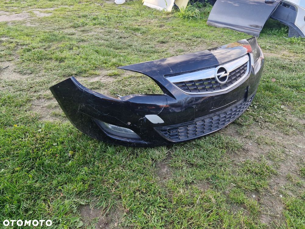 Opel Astra j zderzak przód przedni atrapa grill  halogen - 2