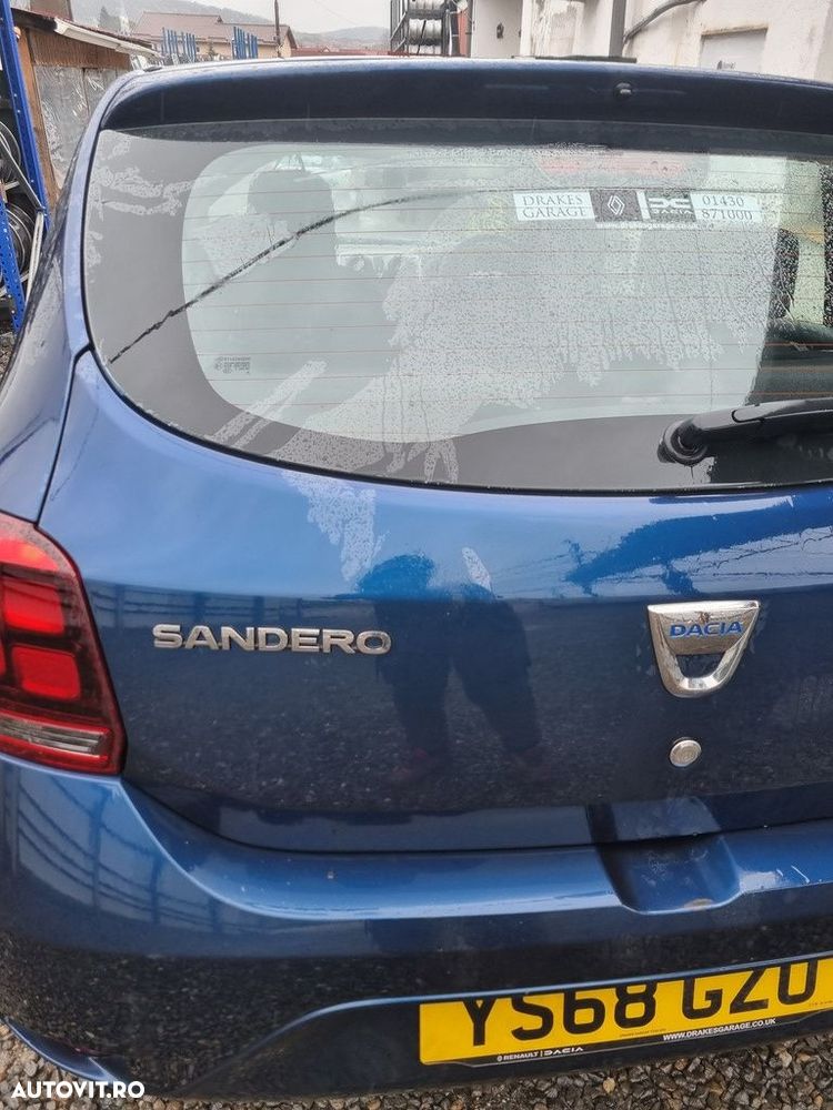 Haion Cu Luneta Dacia Sandero 2 Facelift 2016 - 2020 Hatchback 4 Usi BLUE TERPR (1488) - 2