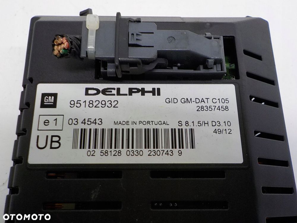 OPEL ANTARA EKRAN WYŚWIETLACZ NAWIGACJI 95182932 - 2