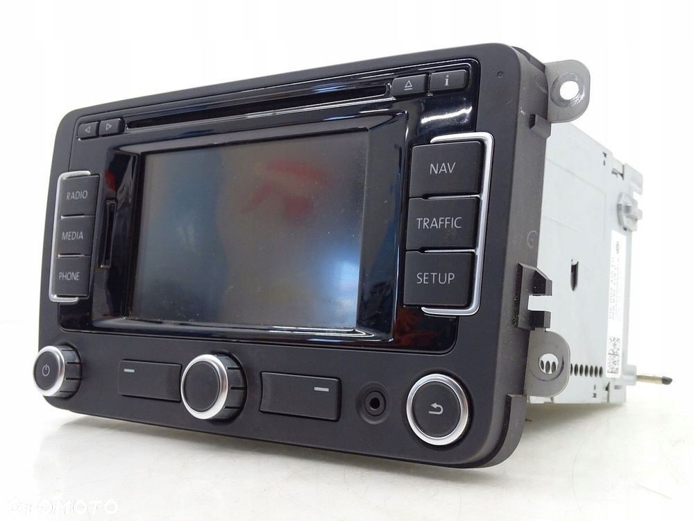 RADIO RADIOODTWARZACZ CD EKRAN WYŚWIETLACZ VW TIGUAN I 5N LIFT 2K0035279C - 1
