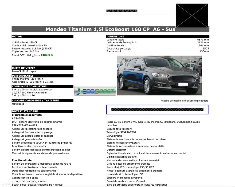 Ford Mondeo 1.5 EcoBoost Aut. Titanium - 2