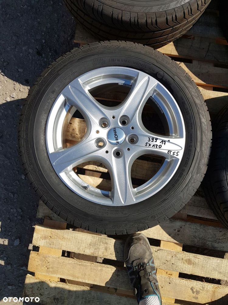 KOŁA ALUFELGI 55R7755.114 VOLKSWAGEN T5 T6 7.5 J x 17 5X120 ET 55 - 5