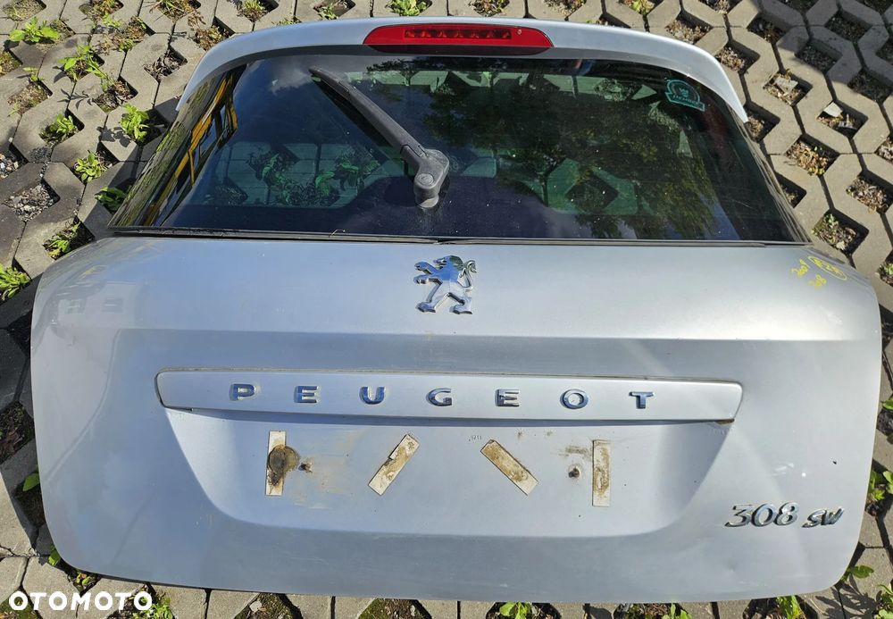 Peugeot 308 T7 SW kombi   klapa bagażnika tył tylna szyba EZRC