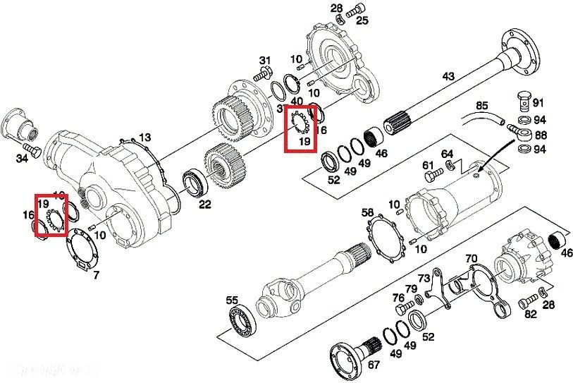 MERCEDES SPRINTER 904 KACZKA Podkladka piasty tyl - 2