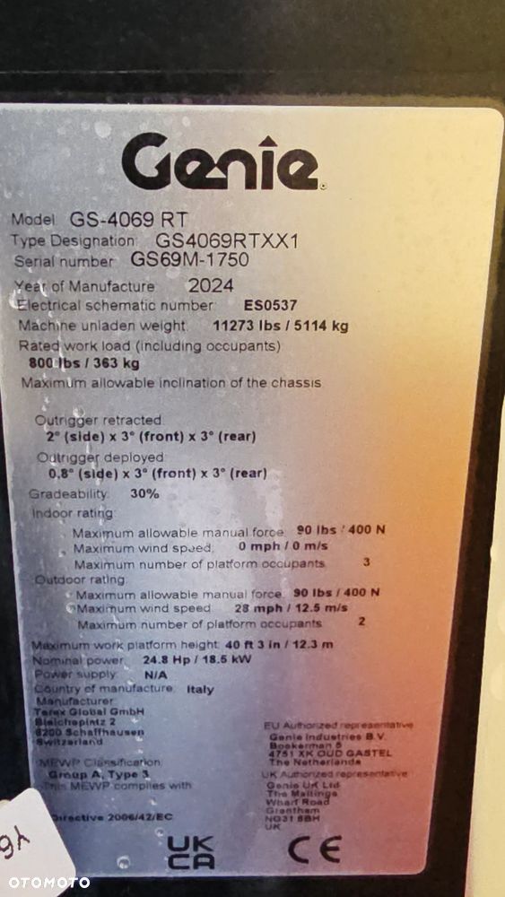 Genie GS-4069 RT - 8