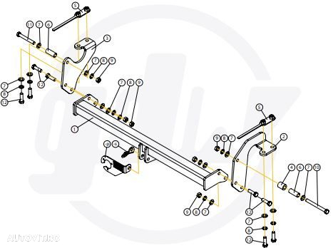Carlige auto de remorcare Suzuki Jimny - 2