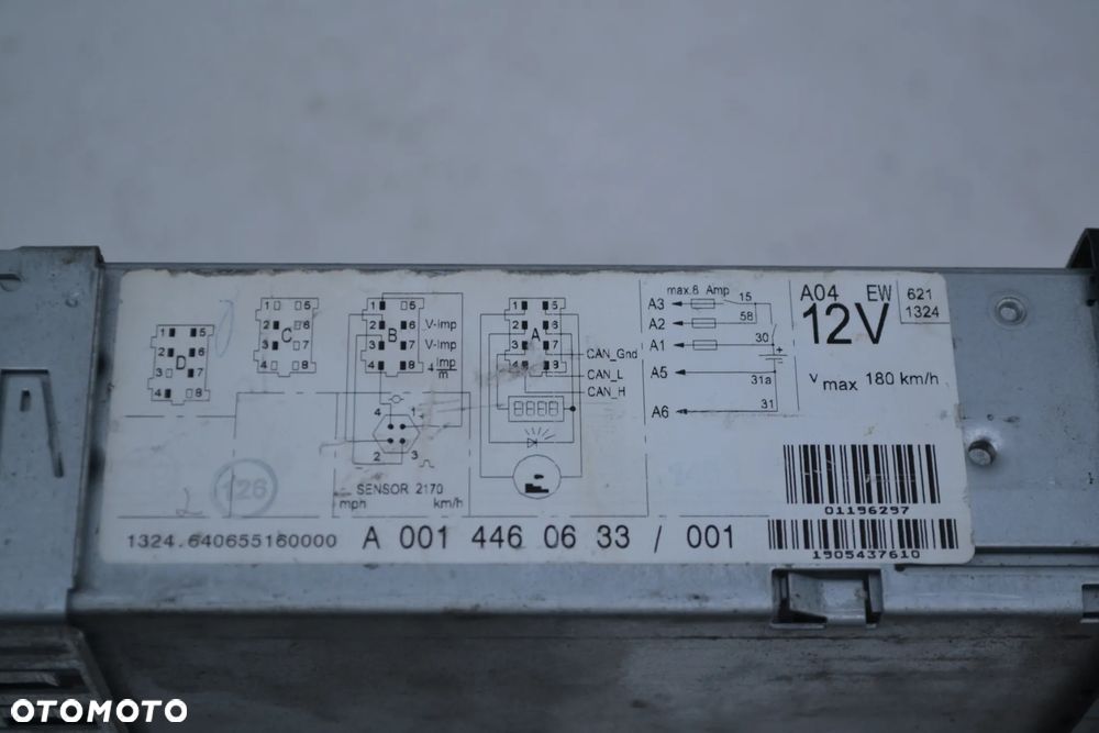 MERCEDES TACHOGRAF KIENZLE A0014460633 - 3