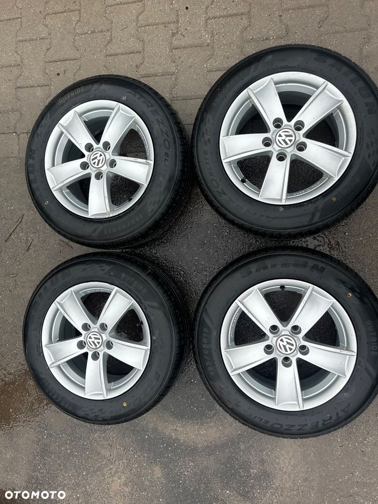 KOMPLET ALUFELG FELG 5X112 R15 NOWE OPONY