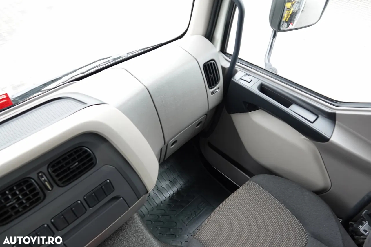 DAF LF 250 / 4X2 / CUTIE - 7.30 + HDS HYVA HB 150XE3 / RADIOCOMANDĂ / ROTATOR / CAPACITATE MAX: 5200 KG / EURO 6 - 30