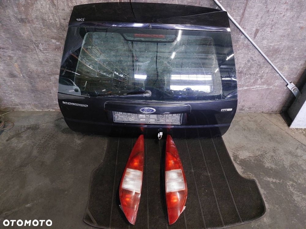 KLAPA BAGAŻNIKA MONDEO MK3 G0 CZARNA + LAMPY - 1