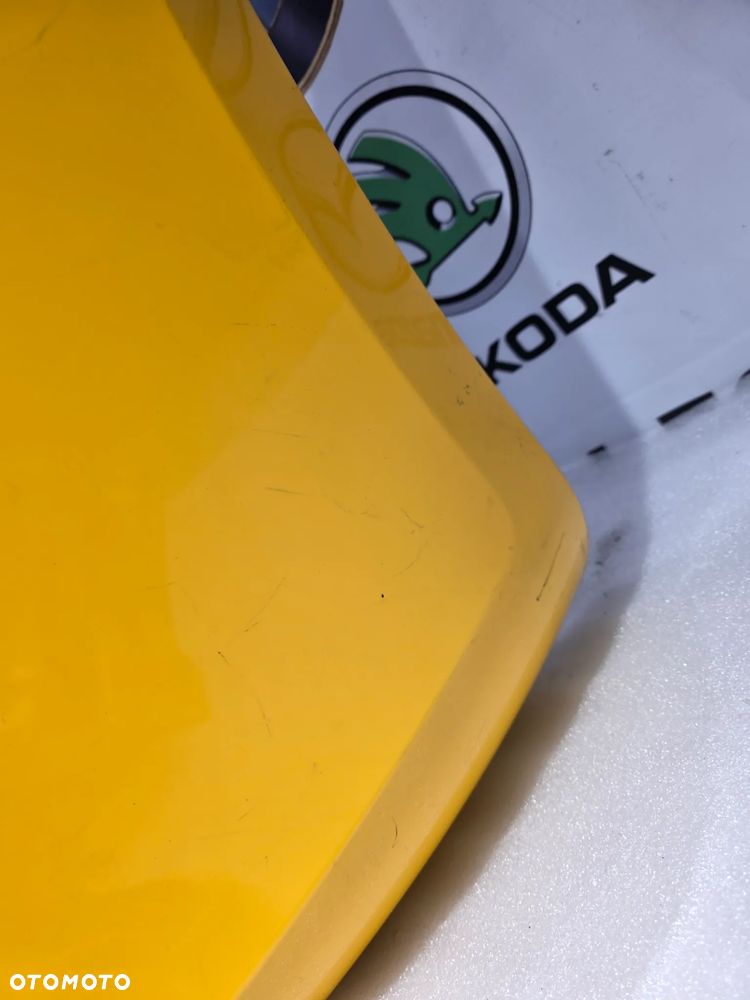 SEAT LEON 2 II 1P0 04-08 ŁADNY ZDERZAK PRZEDNI PRZÓD NA SPRYSKI KOLOR ŻÓŁTY NR 1P0807221H NR AUKCJI NZ1891 - 24