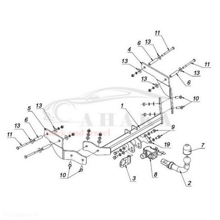 Hak Holowniczy Automat Do Fiat Fiorino Od 2016 - 3