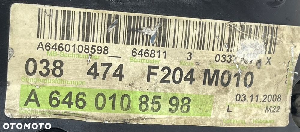 MERCEDES W204 W211 2.2 CDI POKRYWA ZAWORÓW A6460161005 - 12