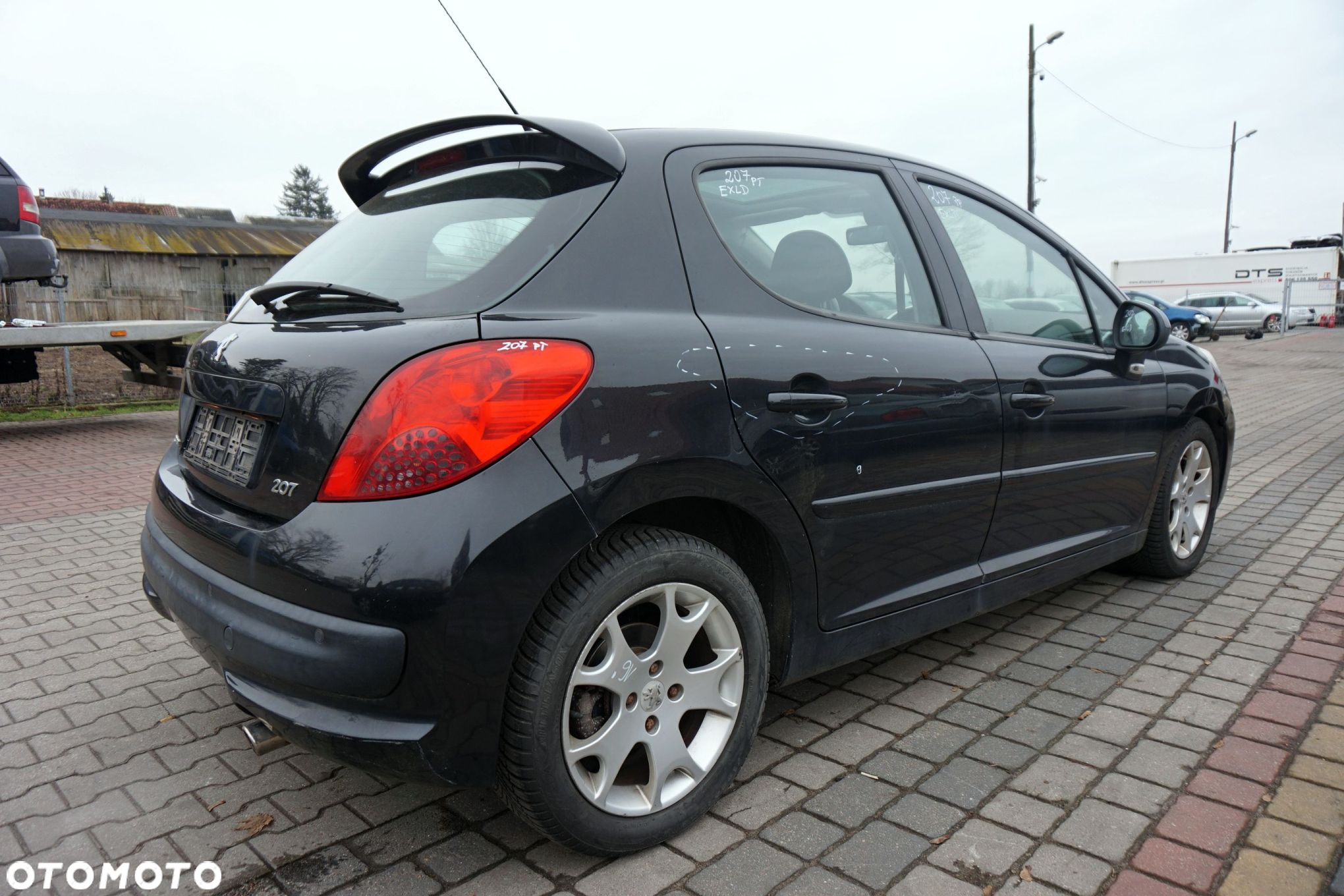 PEUGEOT 207  5D HB 2008 EXLD 1.6 VTI EP6 120KM 20CQ74 CZARNY na części - 5