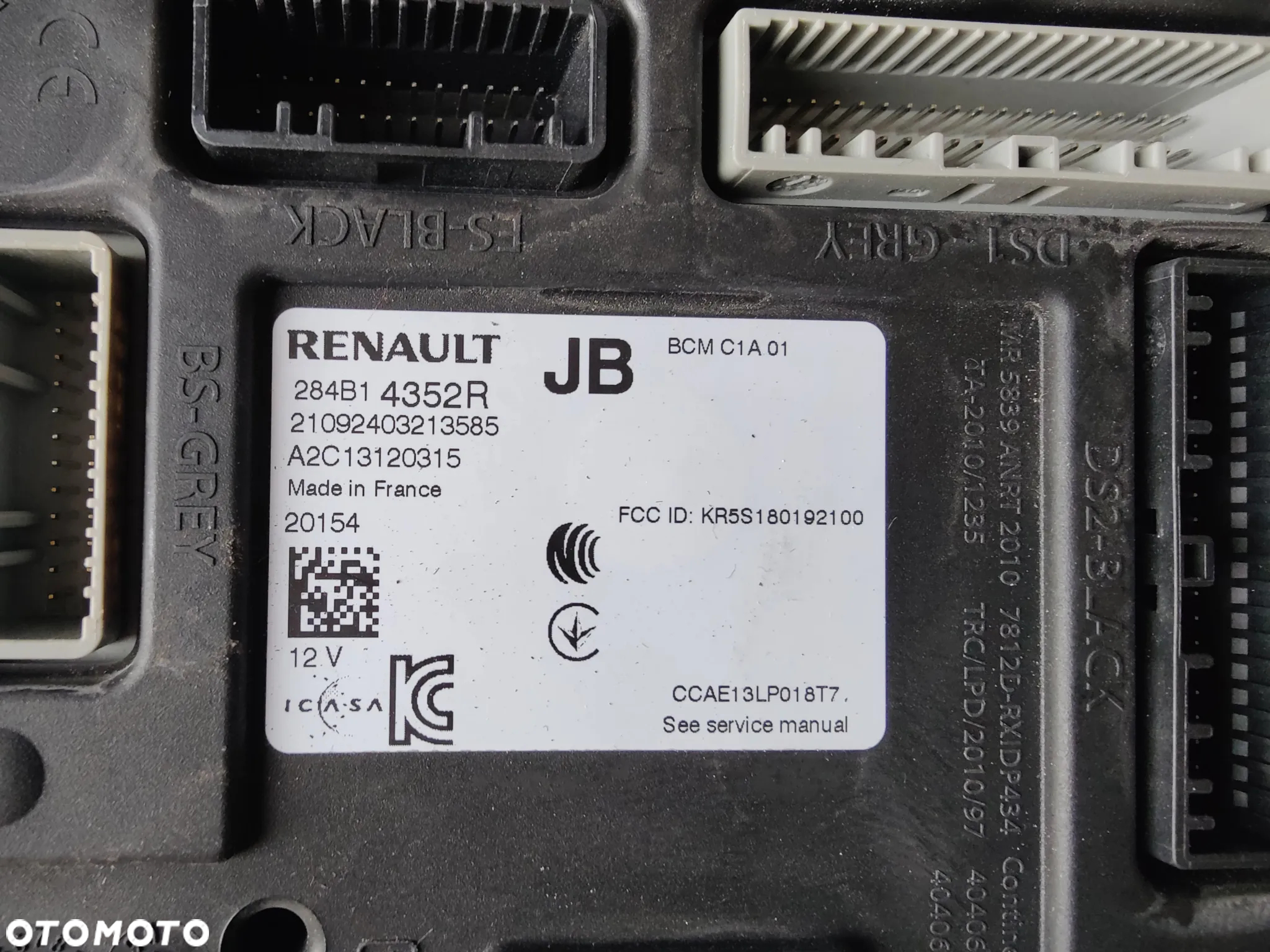 RENAULT ZOE II STEROWNIK MODUŁ BCM 284B14352R - 3