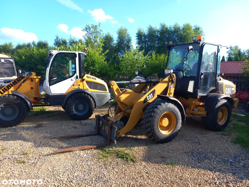 Caterpillar CAT 908H 4x4 z niemiec 2011r szufla widły szybkozłacze - 1