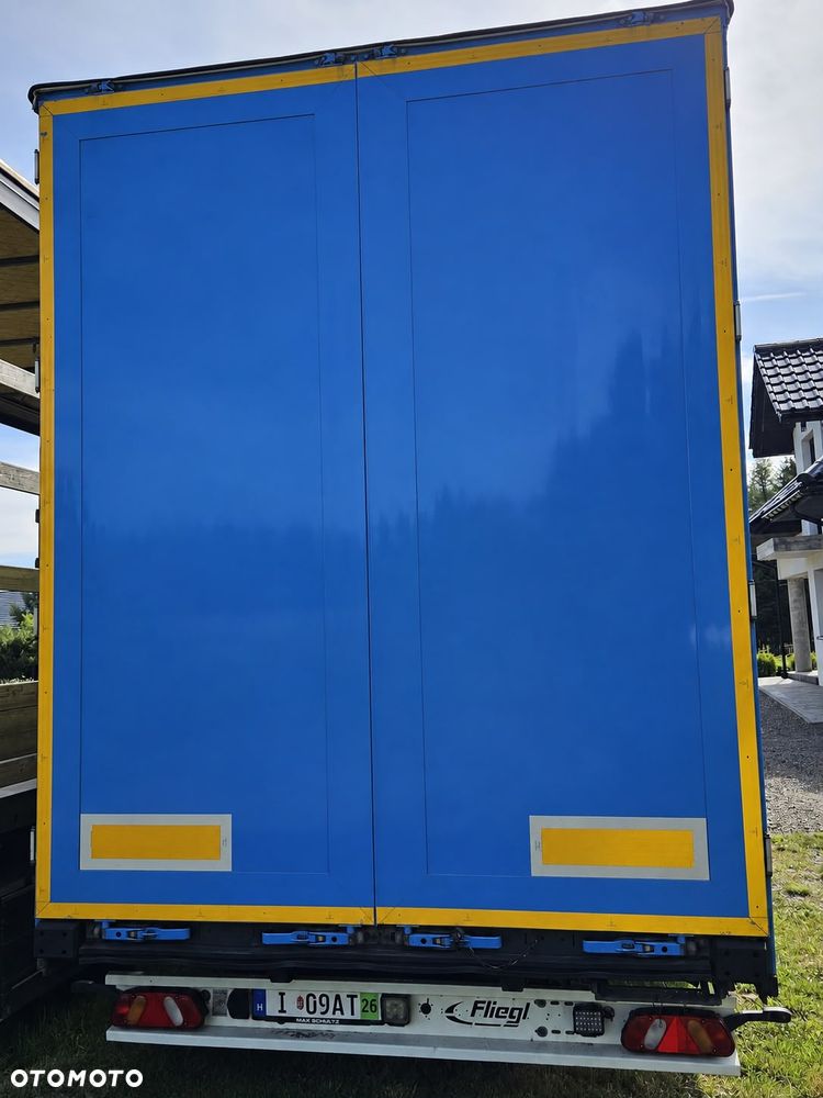 Fliegl PRZYCZEPA CIĘŻAROWA / 60m3 /  / OSIE BPW / HAMULCE TARCZOWE // 3M WYSOKA / TANDEM / 2 OSIE / 19 PALET / DOLNY SPRZĘG / 18 TON DMC / 13 TON ŁADOWNOŚĆ - 3