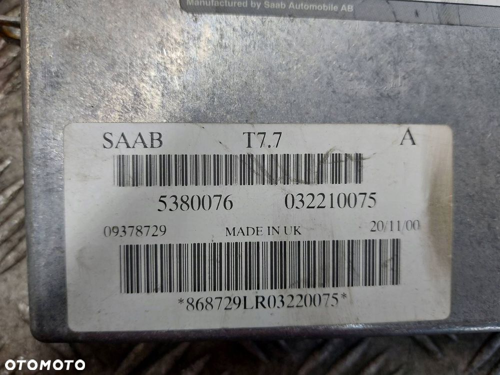 KOMPUTER STEROWNIK SILNIKA SAAB 9-5 I 2.3 T 5167234 5380076 - 3