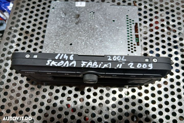 RADIO CD 5J0035161A 5J0035161A Skoda Fabia 5J [2007 - 2010] Hatchback - 2