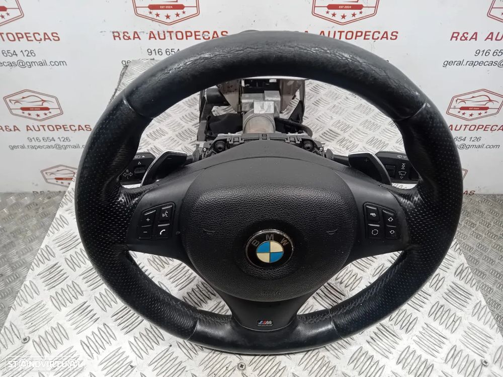 Volante BMW Série Original3 E92 E93 Com Patilhas Pack M Original - 4