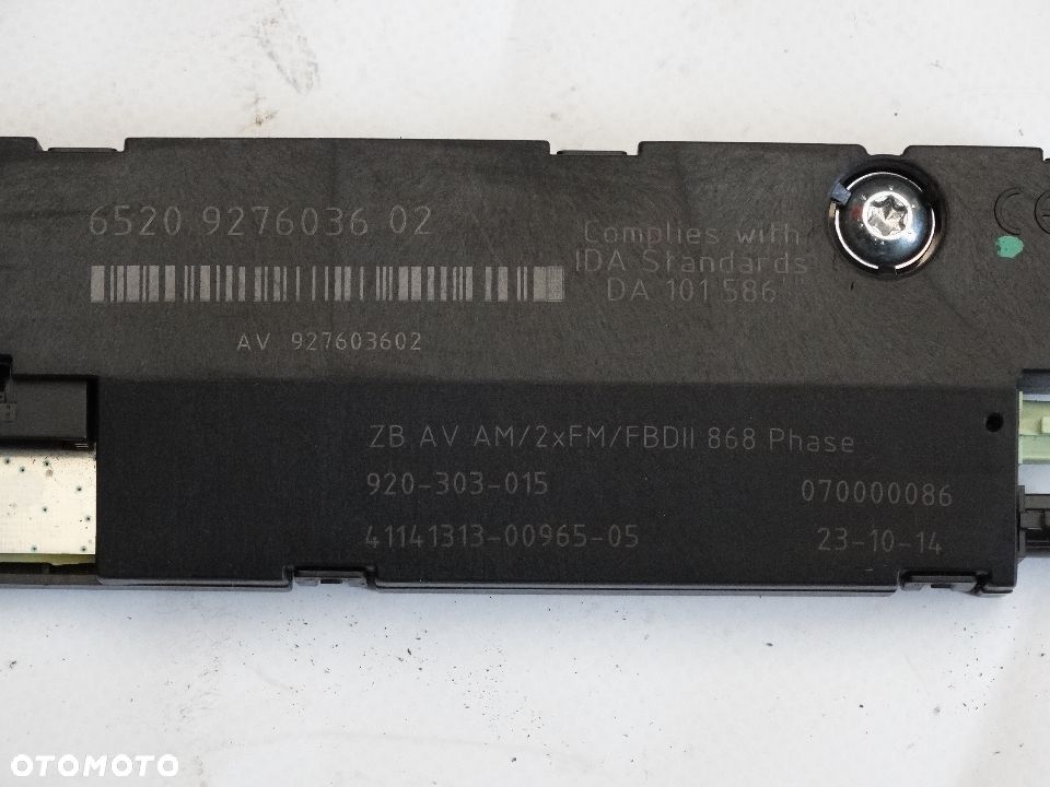 BMW F11 F10 Diversity Moduł Wzmacniacz Anteny 9276036 - 3