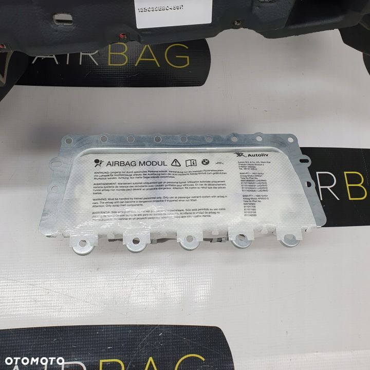 BMW F10 F11 DESKA ROZDZIELCZA KONSOLA KOKPIT PULPIT PODUSZKI AIRBAG AIR BAG PASY KIT SET - 12