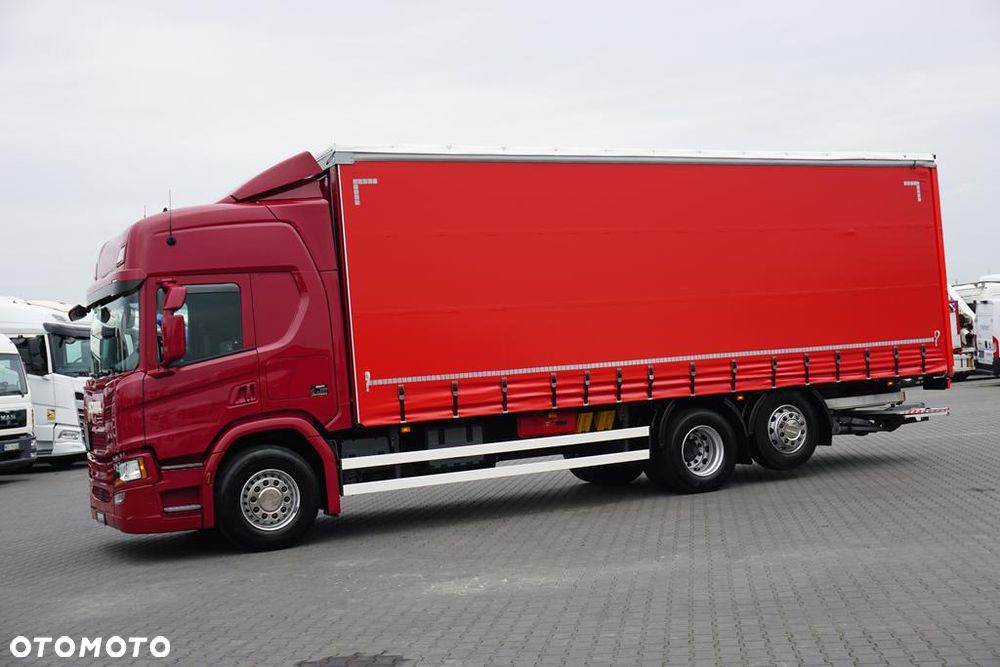 Scania P 280 / ACC / E 6 / FIRANKA + WINDA / 20 PALET / DŁ. 8,2 M / OŚ SKRĘTNA - 3