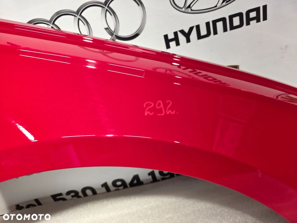 AUDI A6 C8 4K0 18- PRAWY BŁOTNIK PRZEDNI PRZÓD BARDZO ŁADNY KOLOR CZERWONY METALIK NR AUKCJI BŁ292 - 12