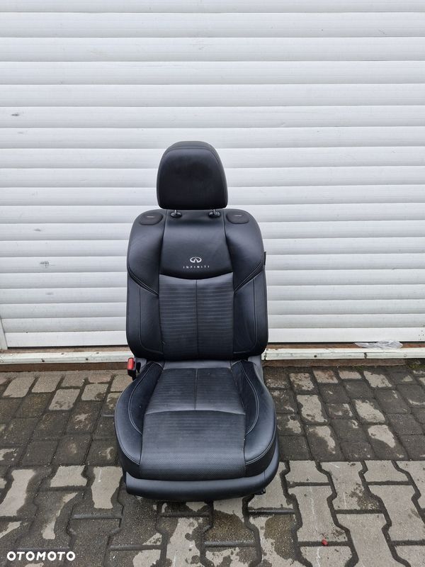 infiniti m30 fotel lewy przód przedni kierowcy skóra skórzany - 1