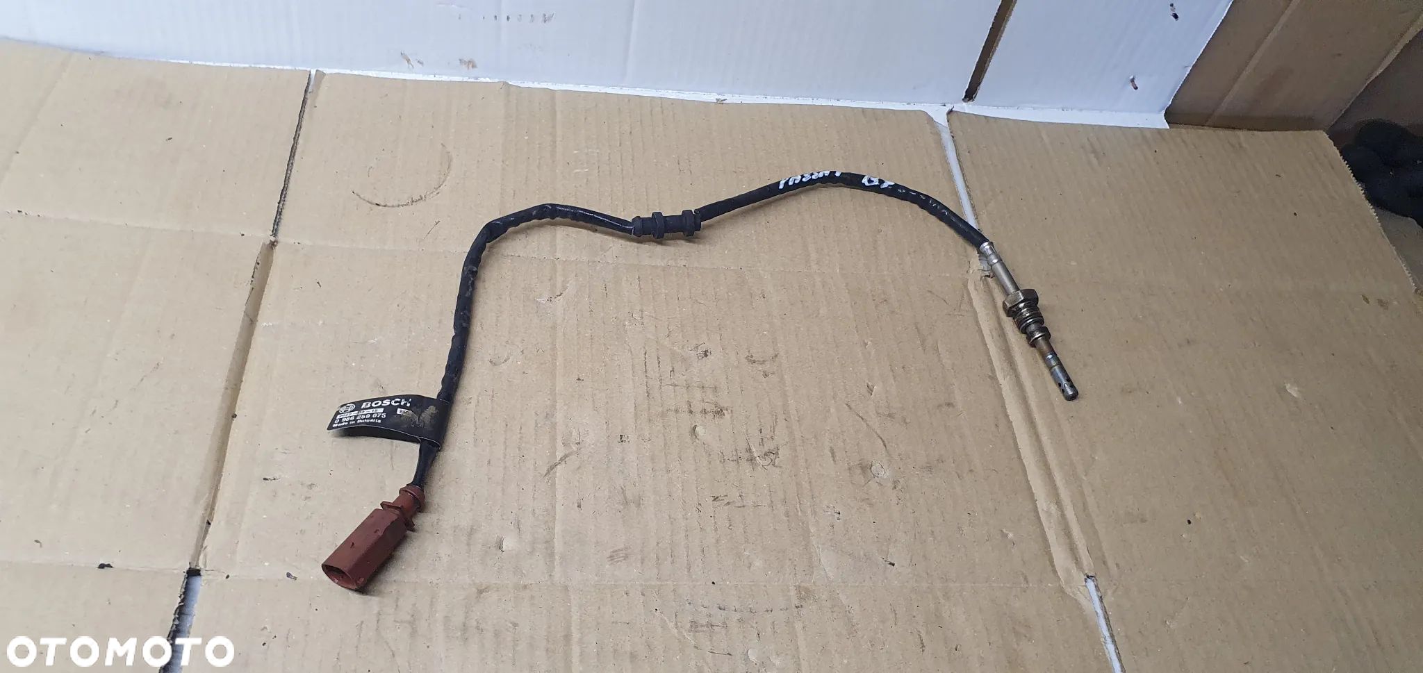 Czujnik temperatury spalin sonda VW Passat B7 1.6 TDI 0986259075 - 1