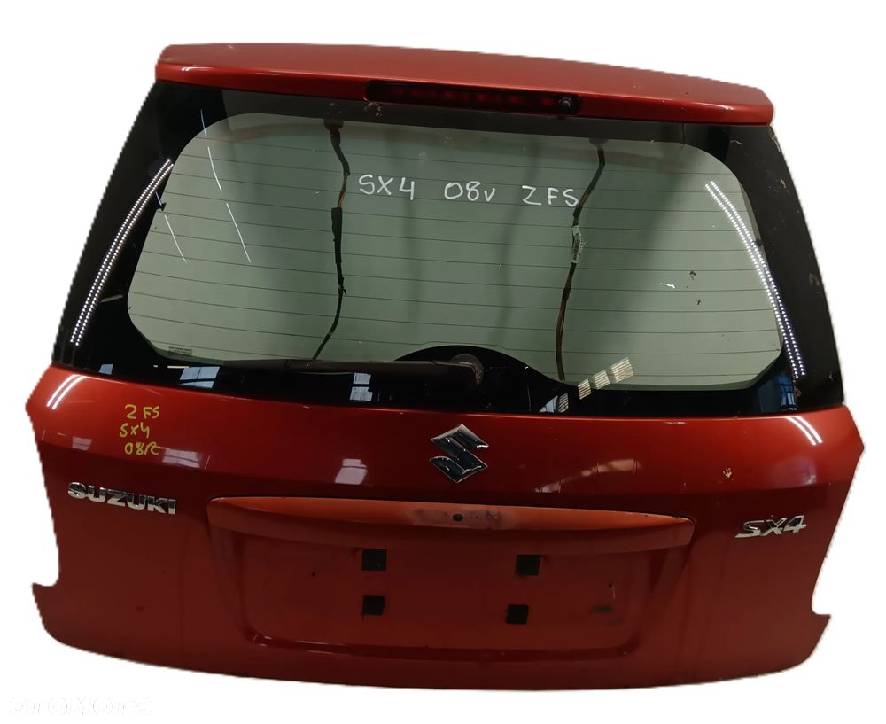 KLAPA BAGAŻNIKA TYLNA SUZUKI SX4 06-14 zfs - 2