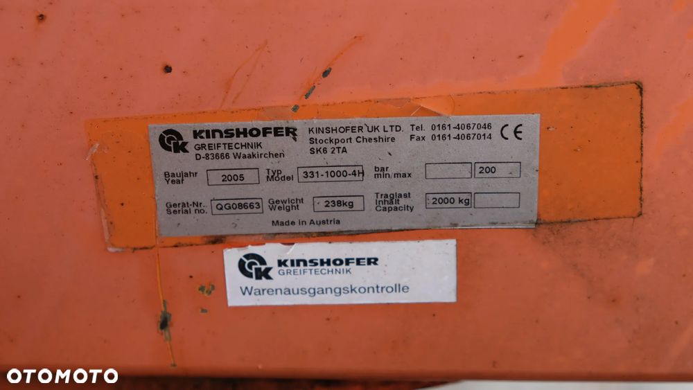 chwytak blokowy hydrauliczny do blokow klockow  lego 2 tony udzwig HDS inne - 2