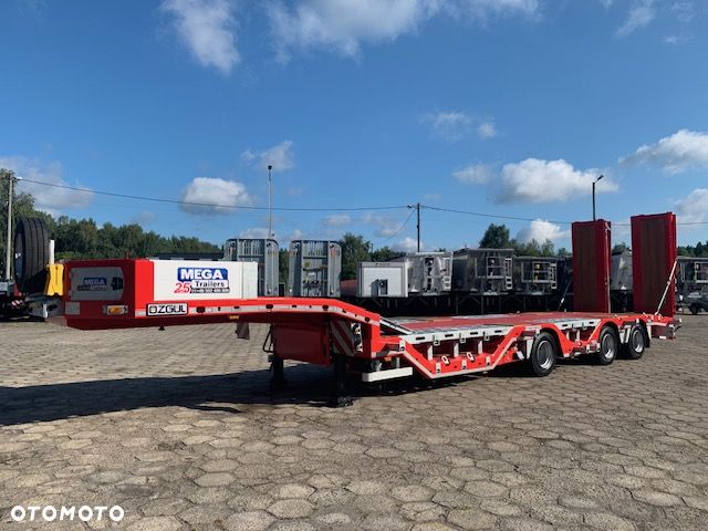 Inny NACZEPA NISKOPODWOZIOWA 3 OSIOWA Z ZAGŁĘBIENIAMI NA KOŁA! najazdy Hydrauliczne! - 3